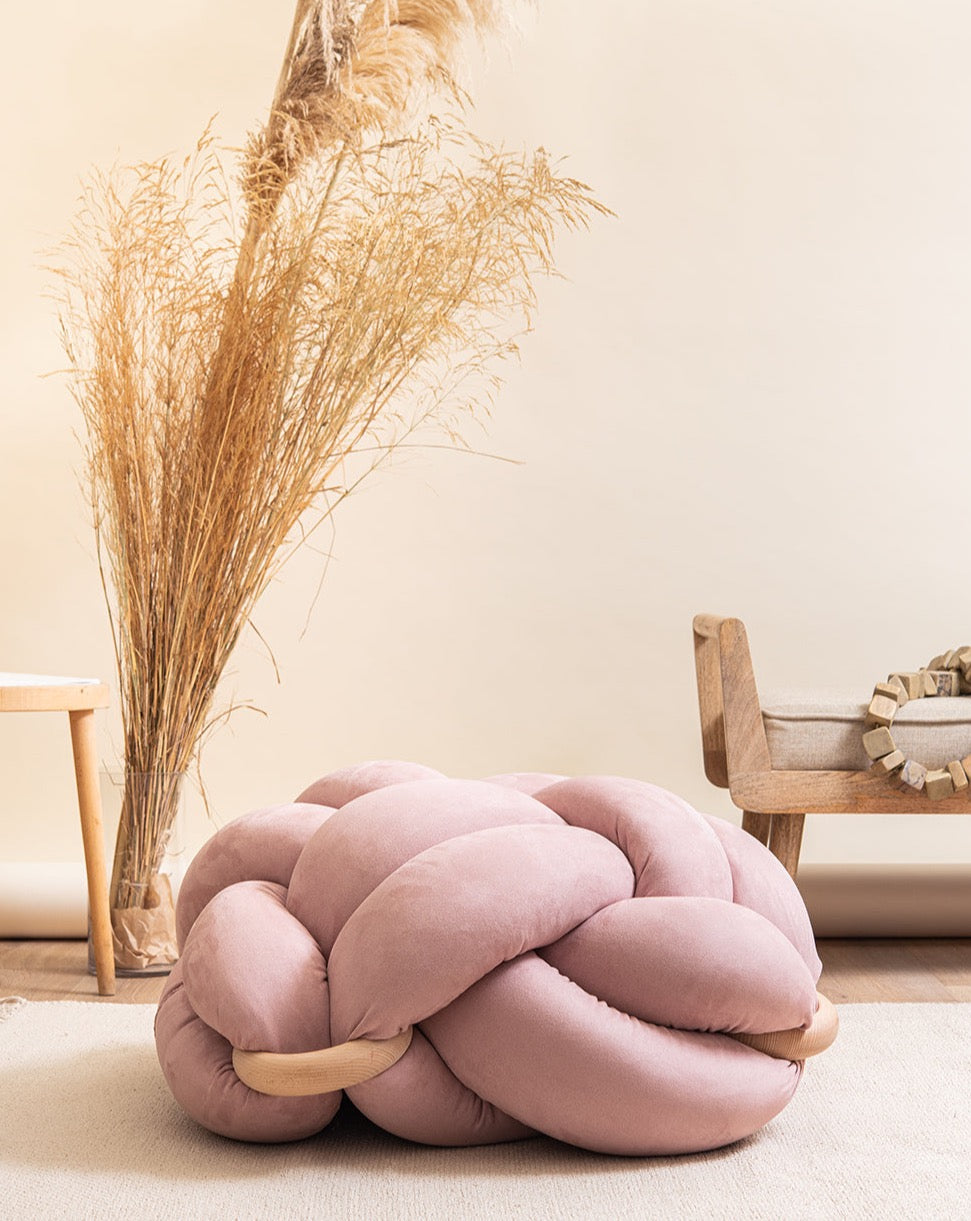 Pink floor pillow best sale