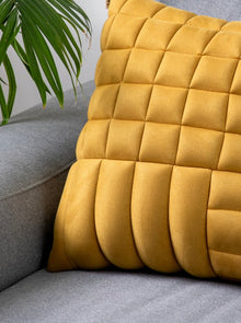 Cosmati Mosaic throw pillow in Yellow