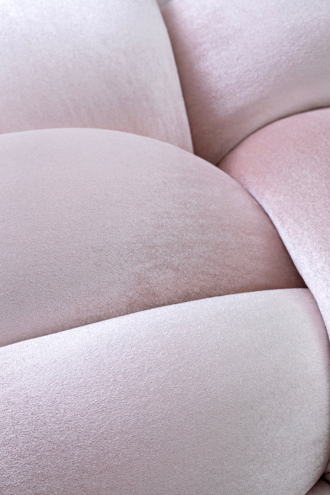 (M) Pink Pearl Velvet Knot Floor Cushion