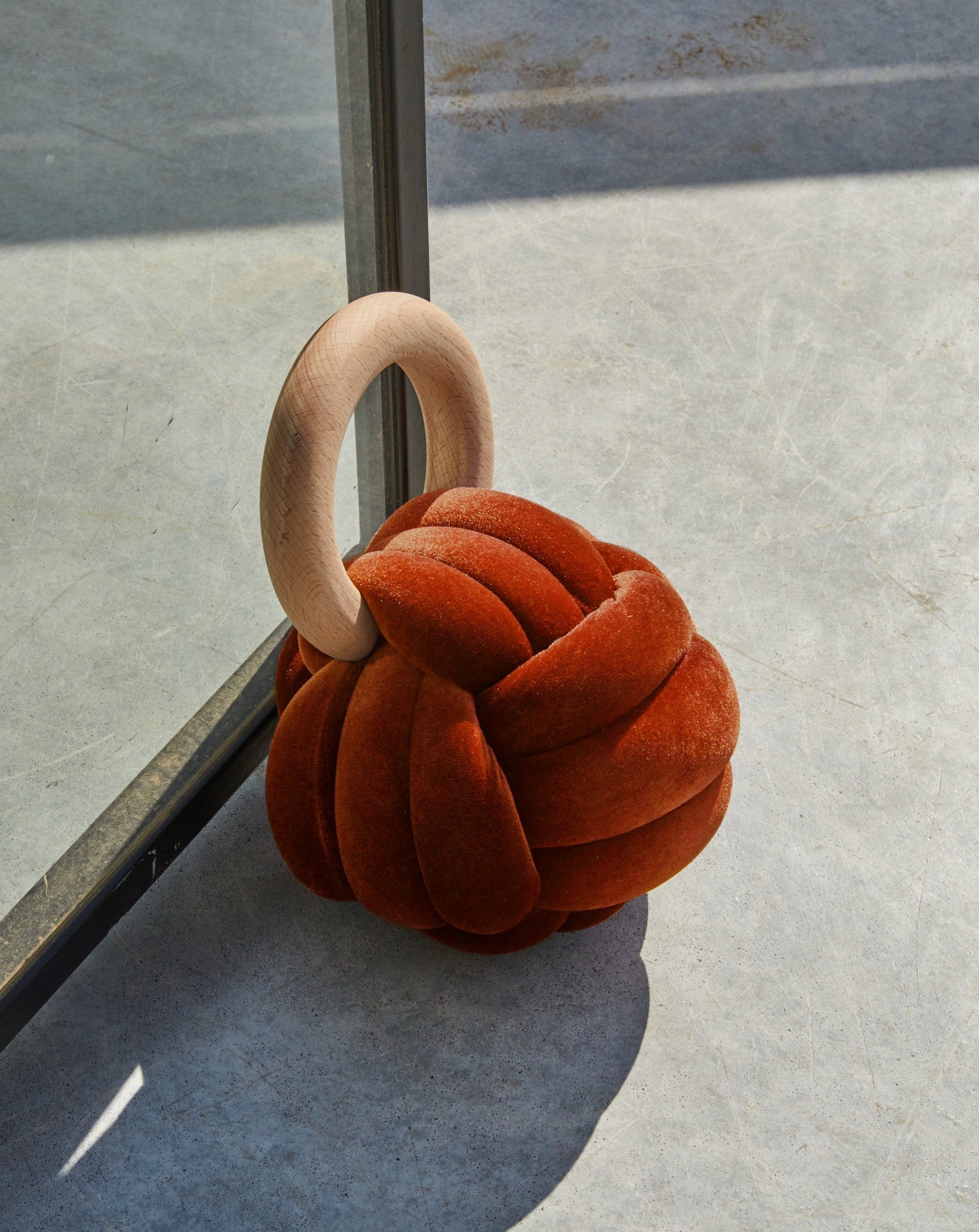 Copper Velvet Knot Door Stop\ Accent Piece