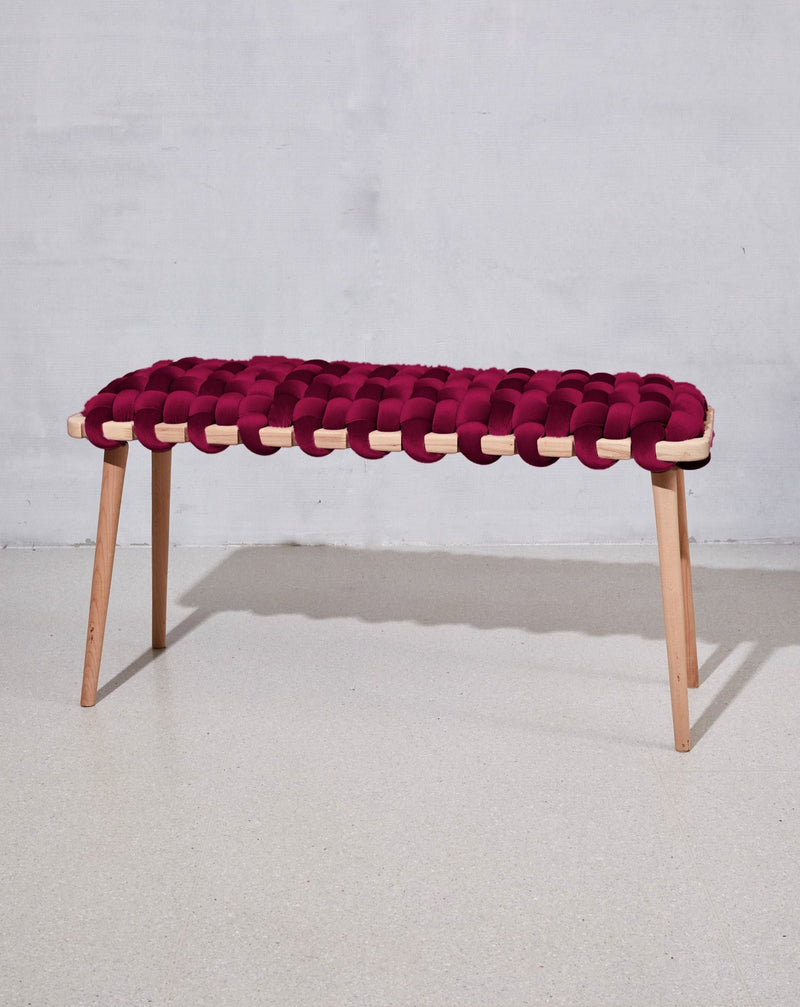 Purple Velvet Woven Bench- 47" length- 25% OFF