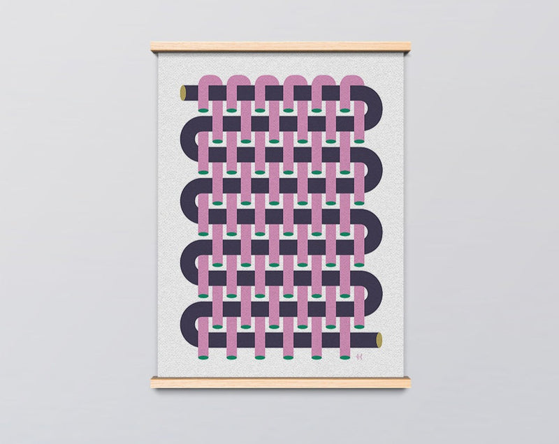 The Pink Rug Poster